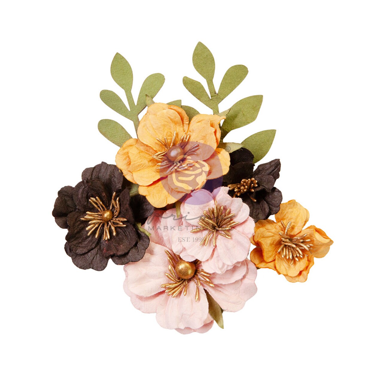 Twilight Collection Flowers - First Twilight - 8 pcs / mulberry paper Scrapbook Supplies Material For Craft Notebooksdecoupage Album Journals Planners Art Journaling Bullet